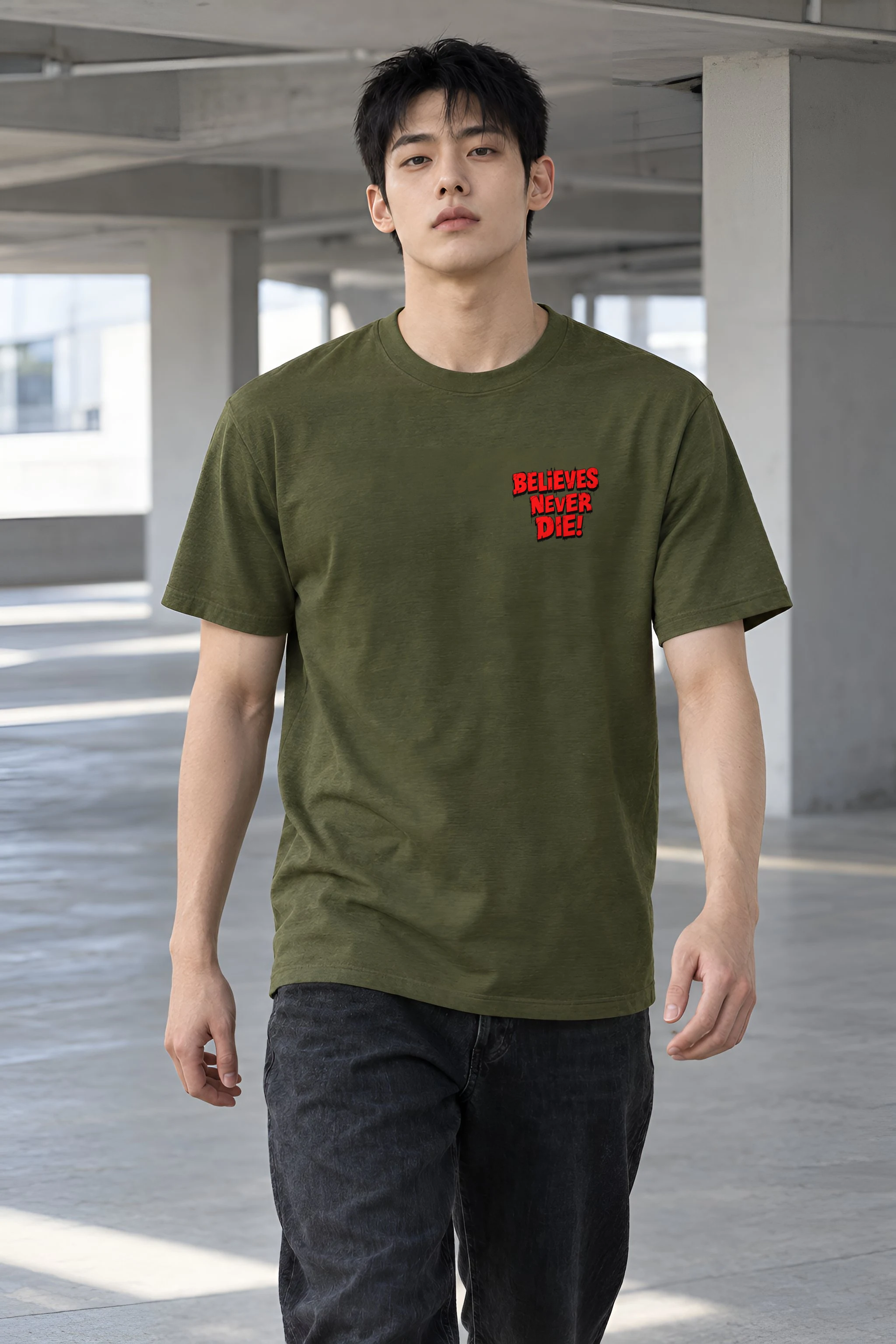 "The Road To Victory" Heavyweight Unisex Crewneck T-shirt