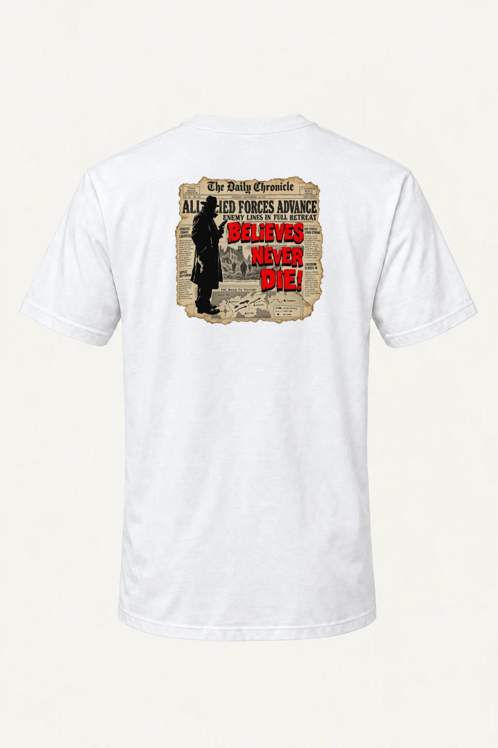 "The Road To Victory" Heavyweight Unisex Crewneck T-shirt | Gildan 5000