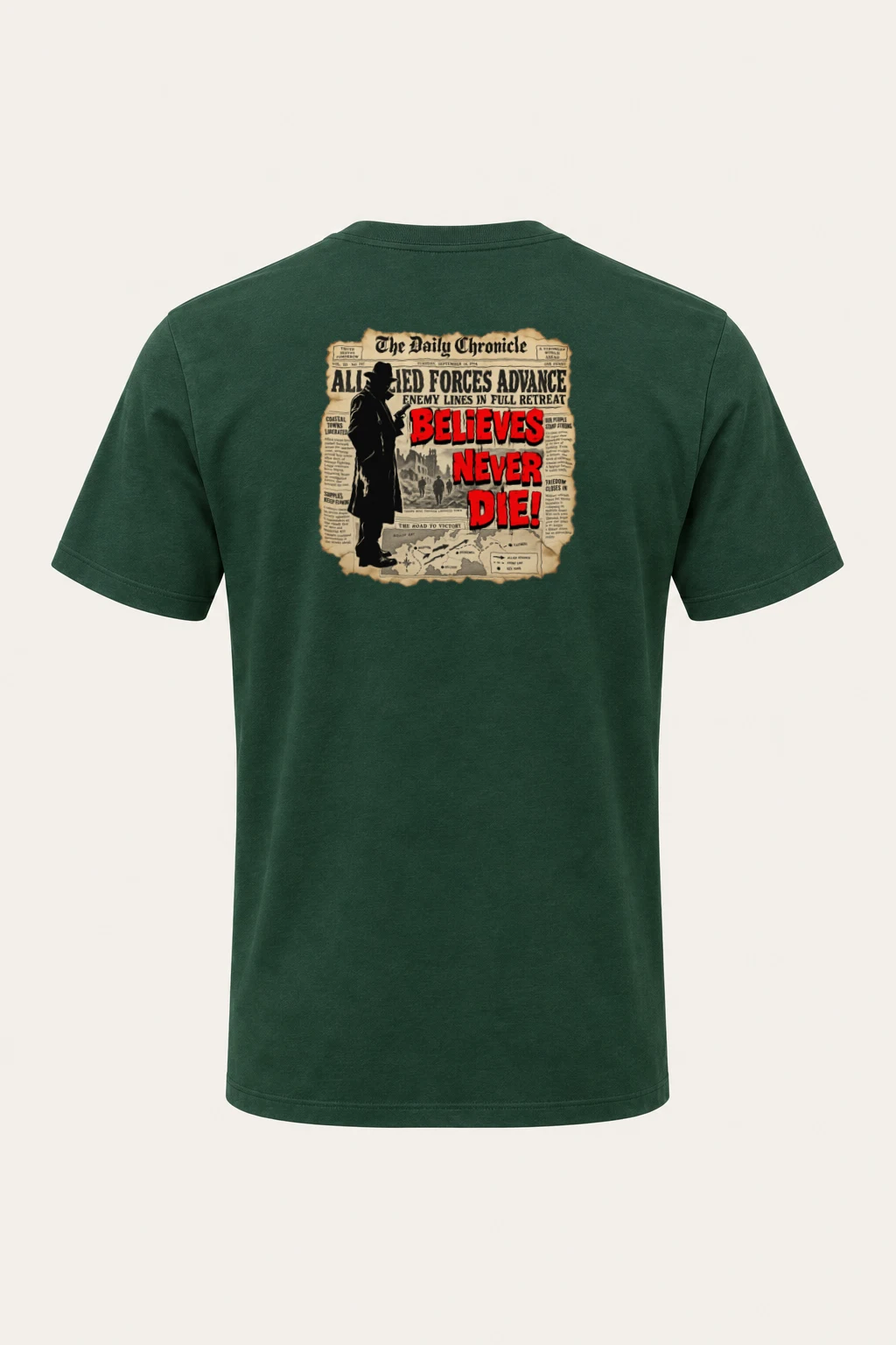 "The Road To Victory" Heavyweight Unisex Crewneck T-shirt | Gildan 5000