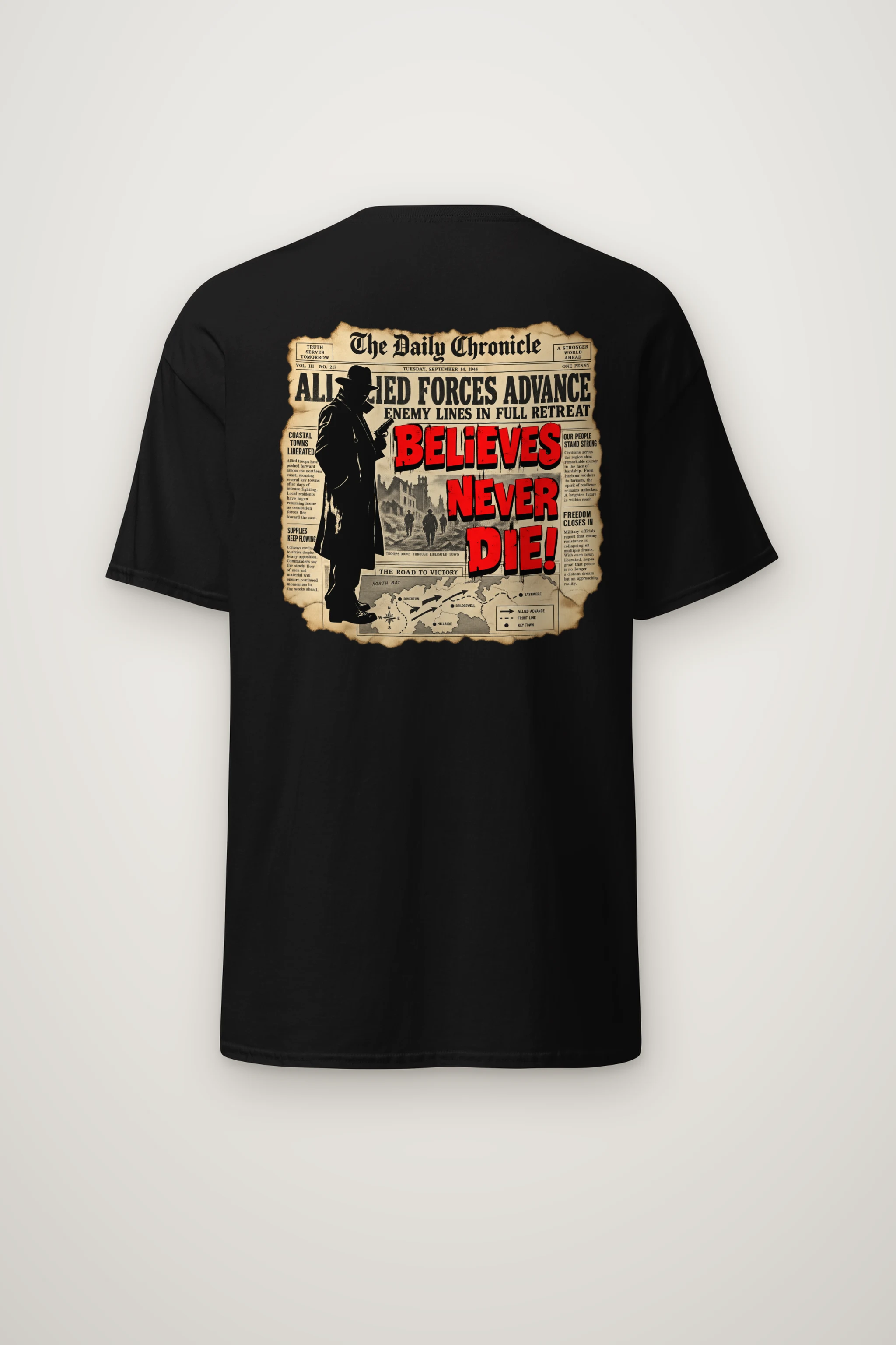 "The Road To Victory" Heavyweight Unisex Crewneck T-shirt