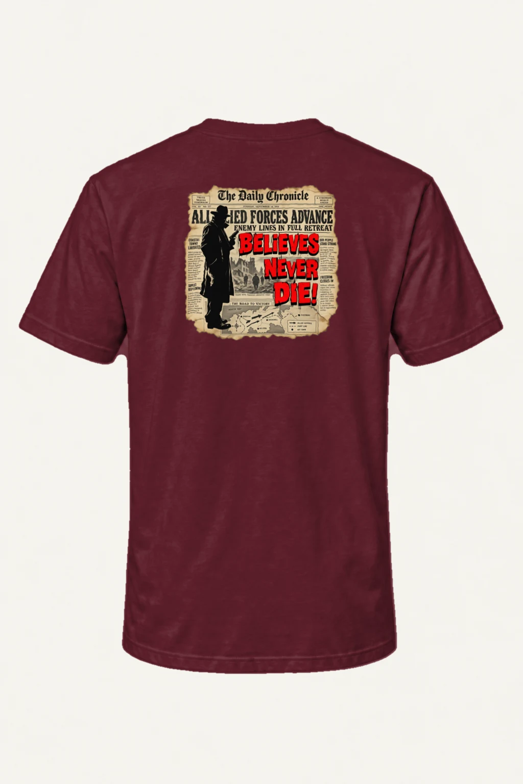 "The Road To Victory" Heavyweight Unisex Crewneck T-shirt | Gildan 5000