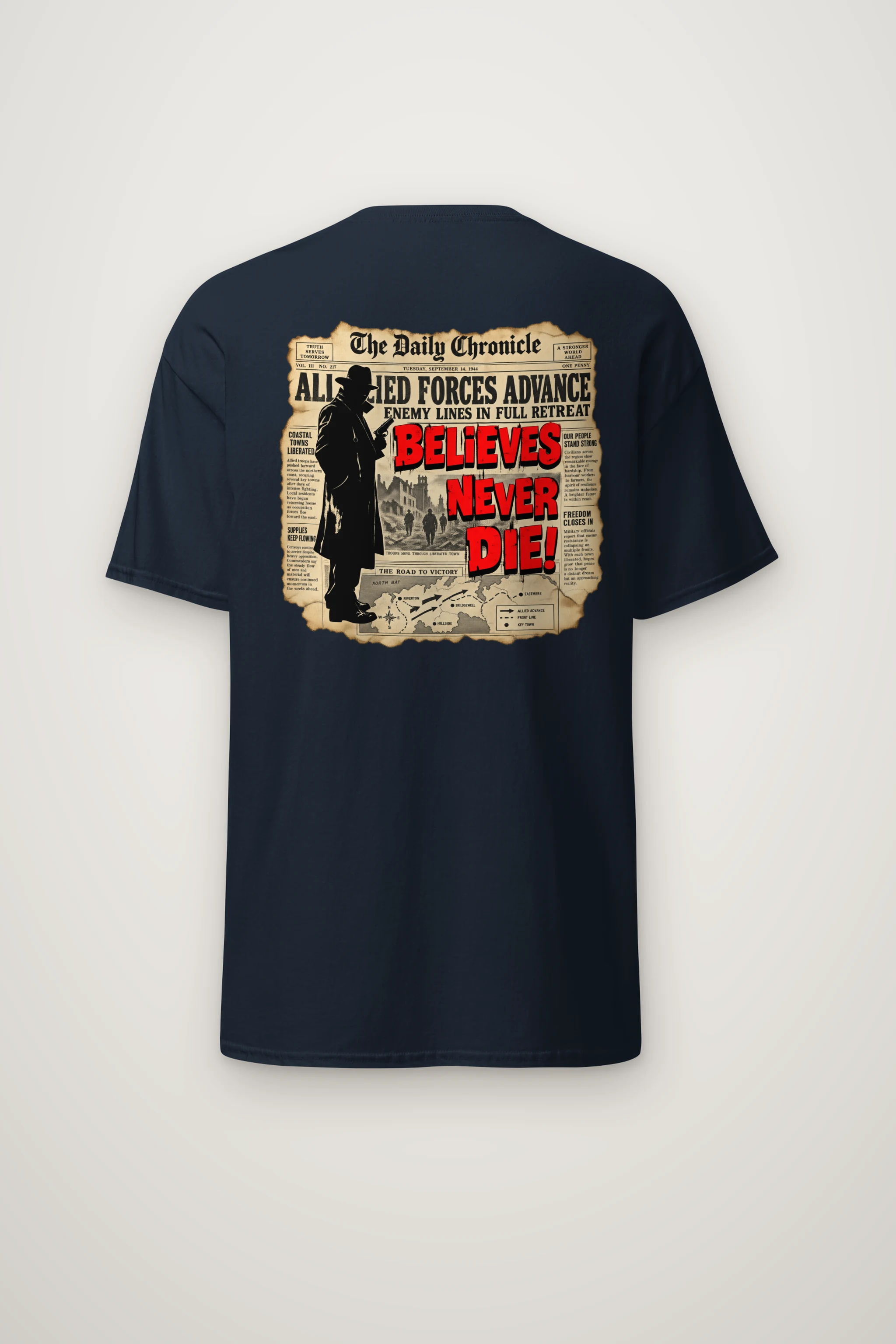"The Road To Victory" Heavyweight Unisex Crewneck T-shirt