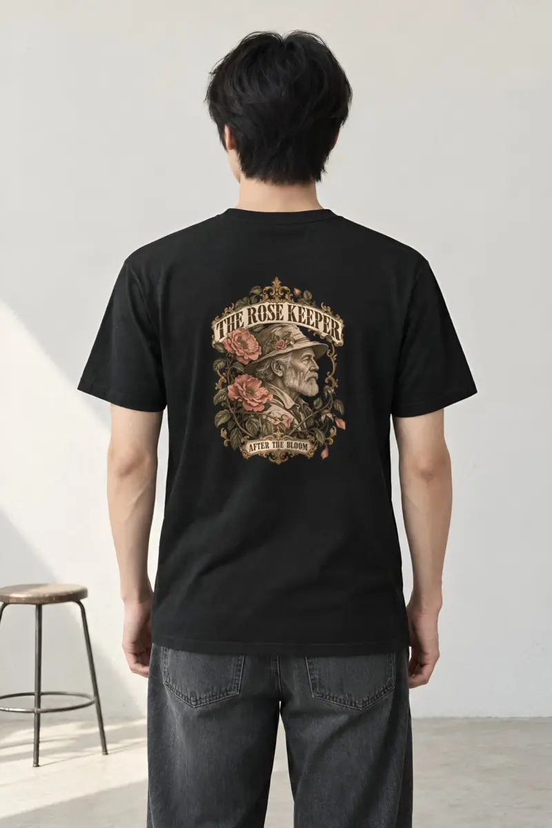 "The Rose Keeper" Heavyweight Unisex Crewneck T-shirt