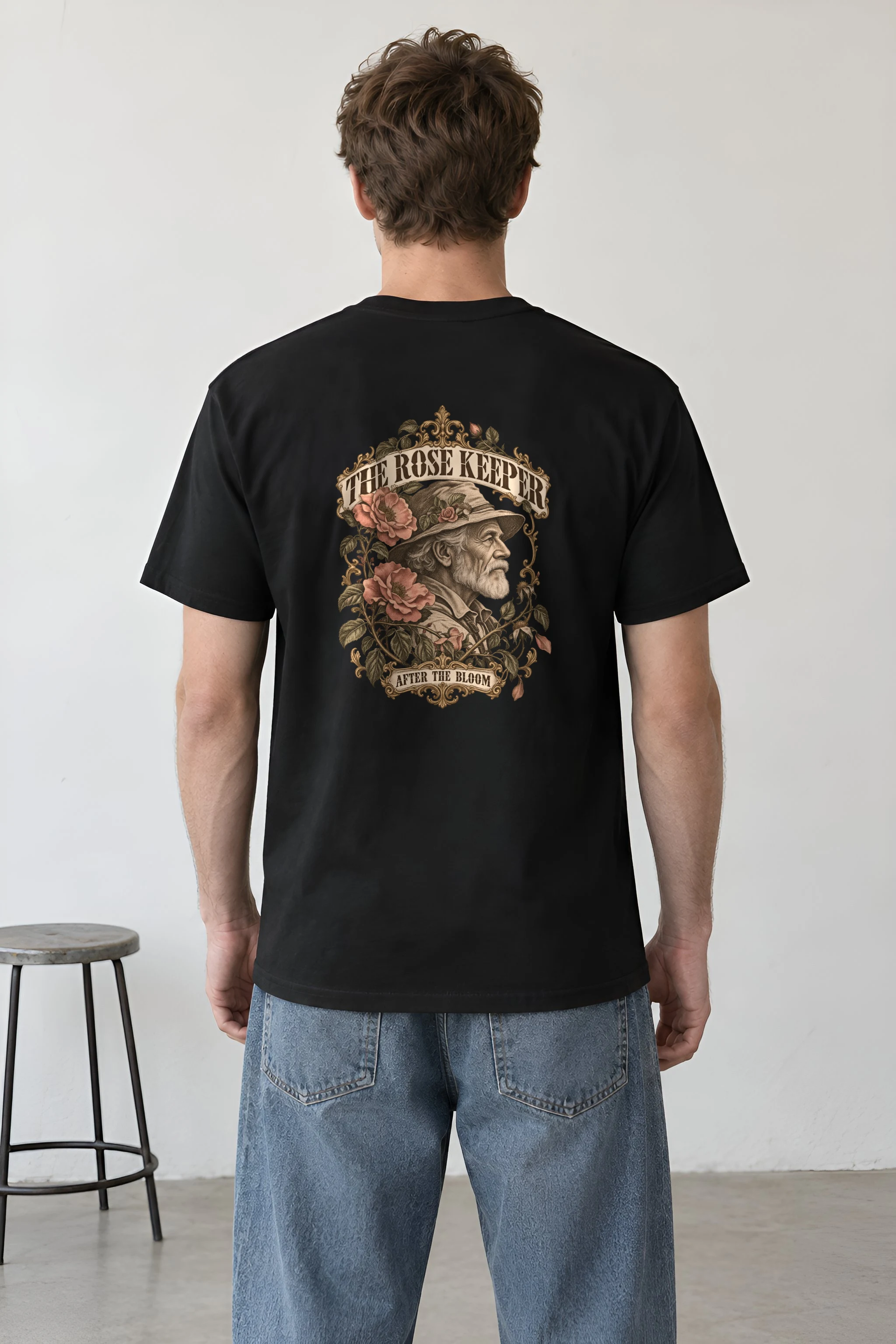 "The Rose Keeper" Heavyweight Unisex Crewneck T-shirt