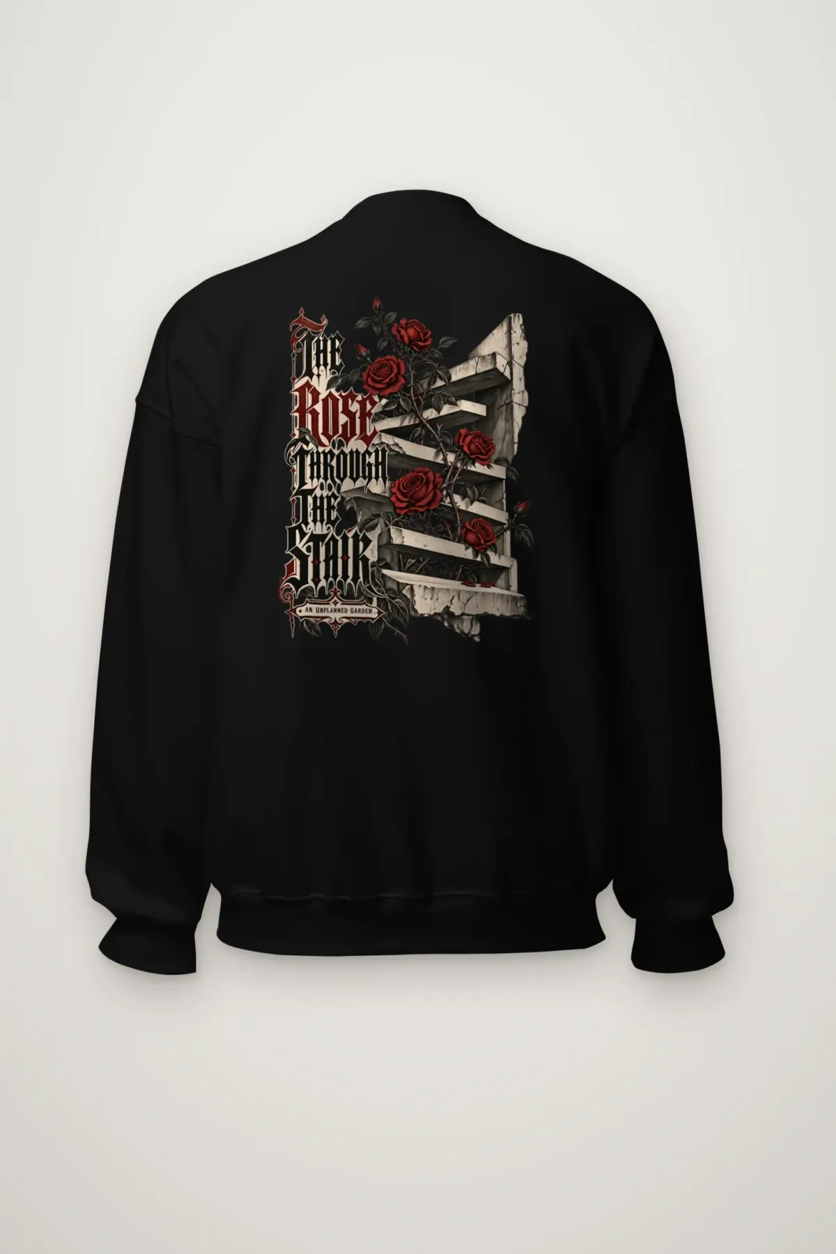 "The Rose Through The Stair" Heavy Blend Unisex Crewneck Sweatshirt