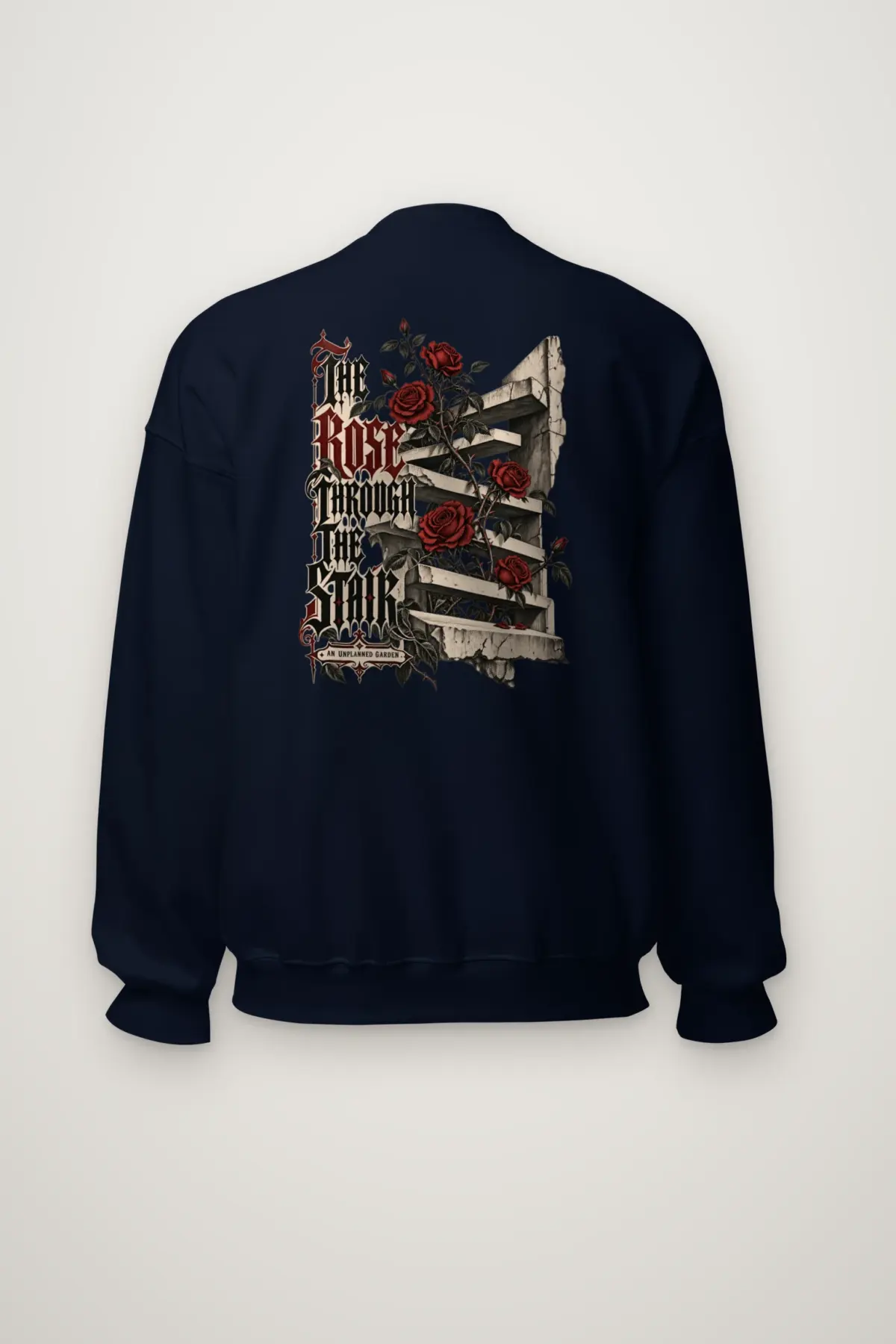 "The Rose Through The Stair" Heavy Blend Unisex Crewneck Sweatshirt