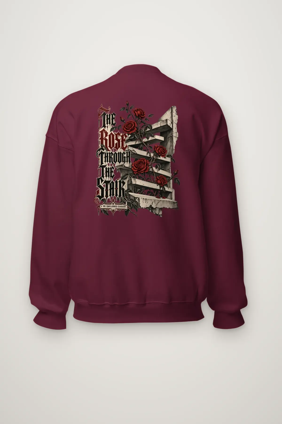 "The Rose Through The Stair" Heavy Blend Unisex Crewneck Sweatshirt