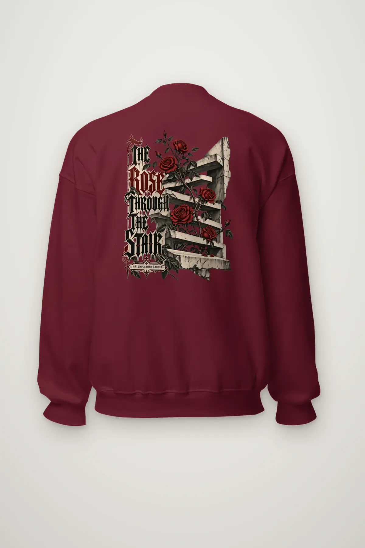 "The Rose Through The Stair" Heavy Blend Unisex Crewneck Sweatshirt