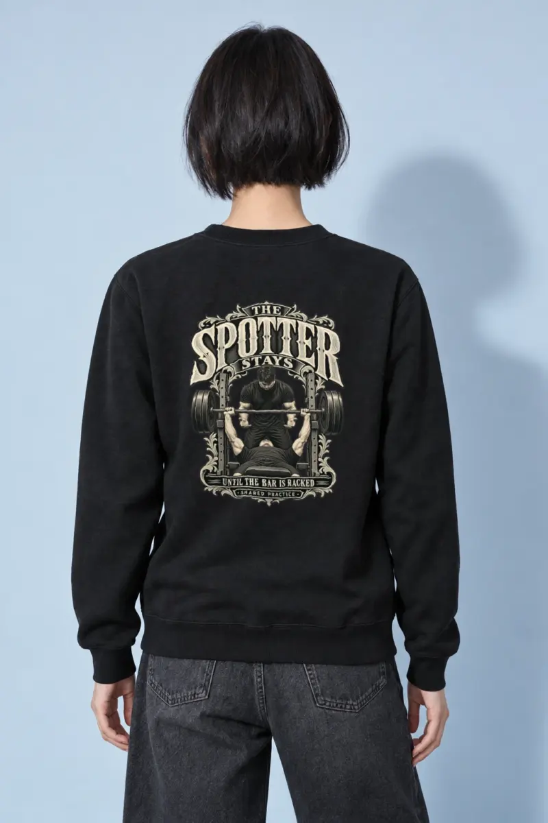 "The Spotter Stays" Heavy Blend Unisex Crewneck Sweatshirt