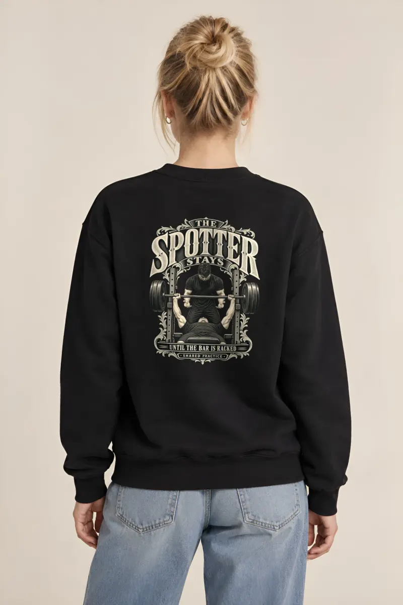 "The Spotter Stays" Heavy Blend Unisex Crewneck Sweatshirt