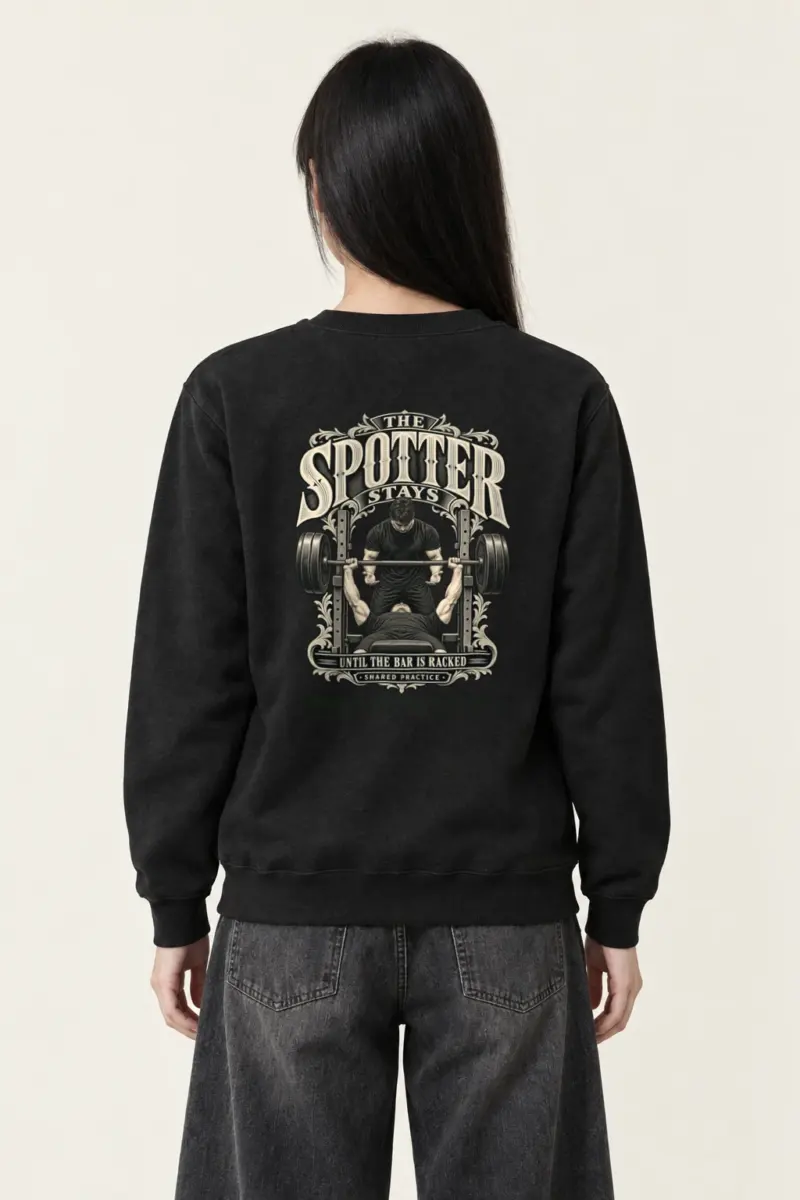 "The Spotter Stays" Heavy Blend Unisex Crewneck Sweatshirt
