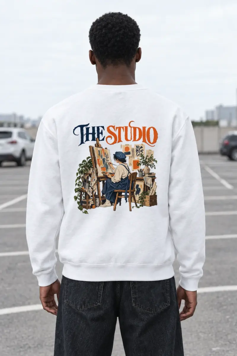 "The Studio" Heavy Blend Unisex Crewneck Sweatshirt | Gildan 18000