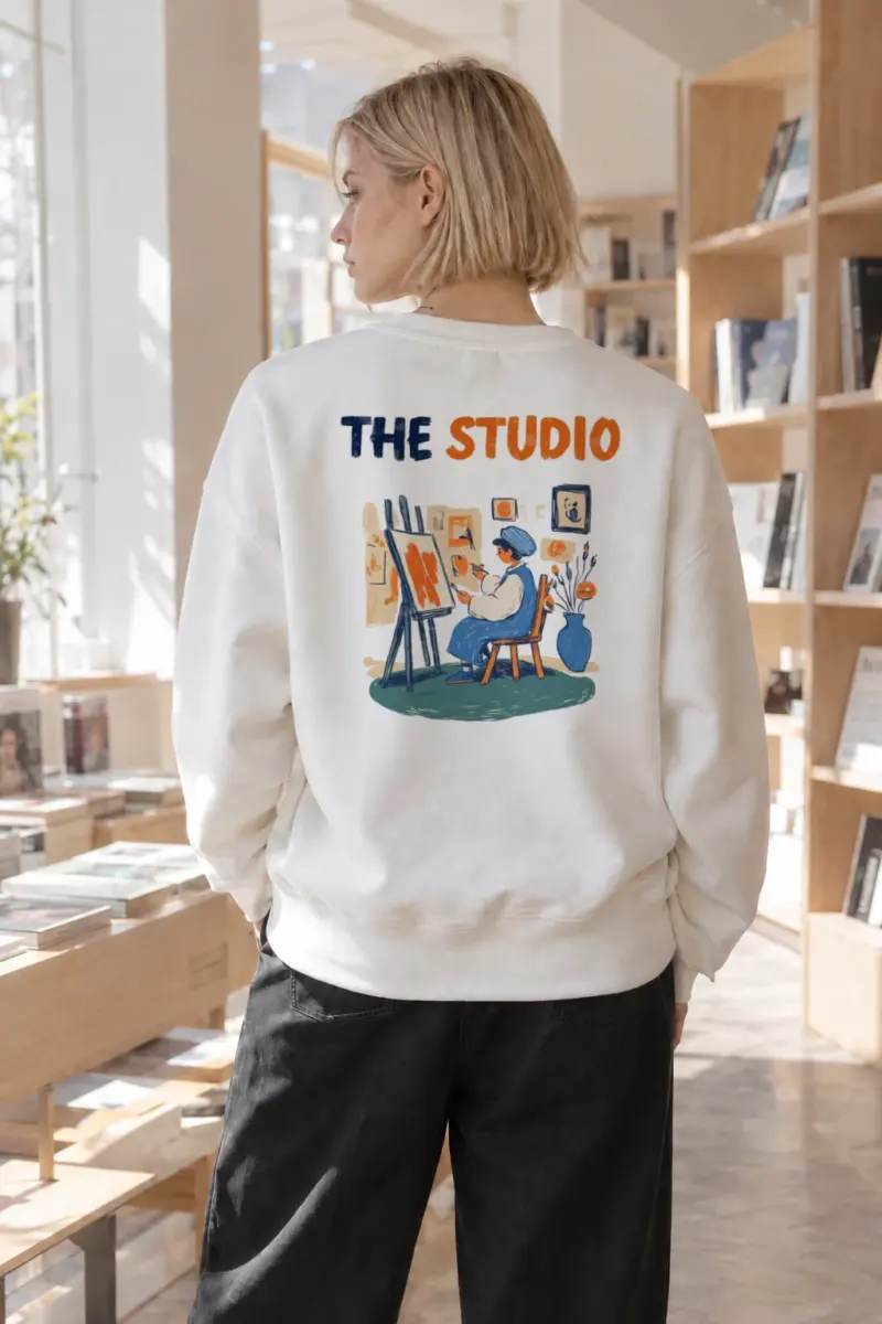 "The Studio" Heavy Blend Unisex Crewneck Sweatshirt | Gildan 18000