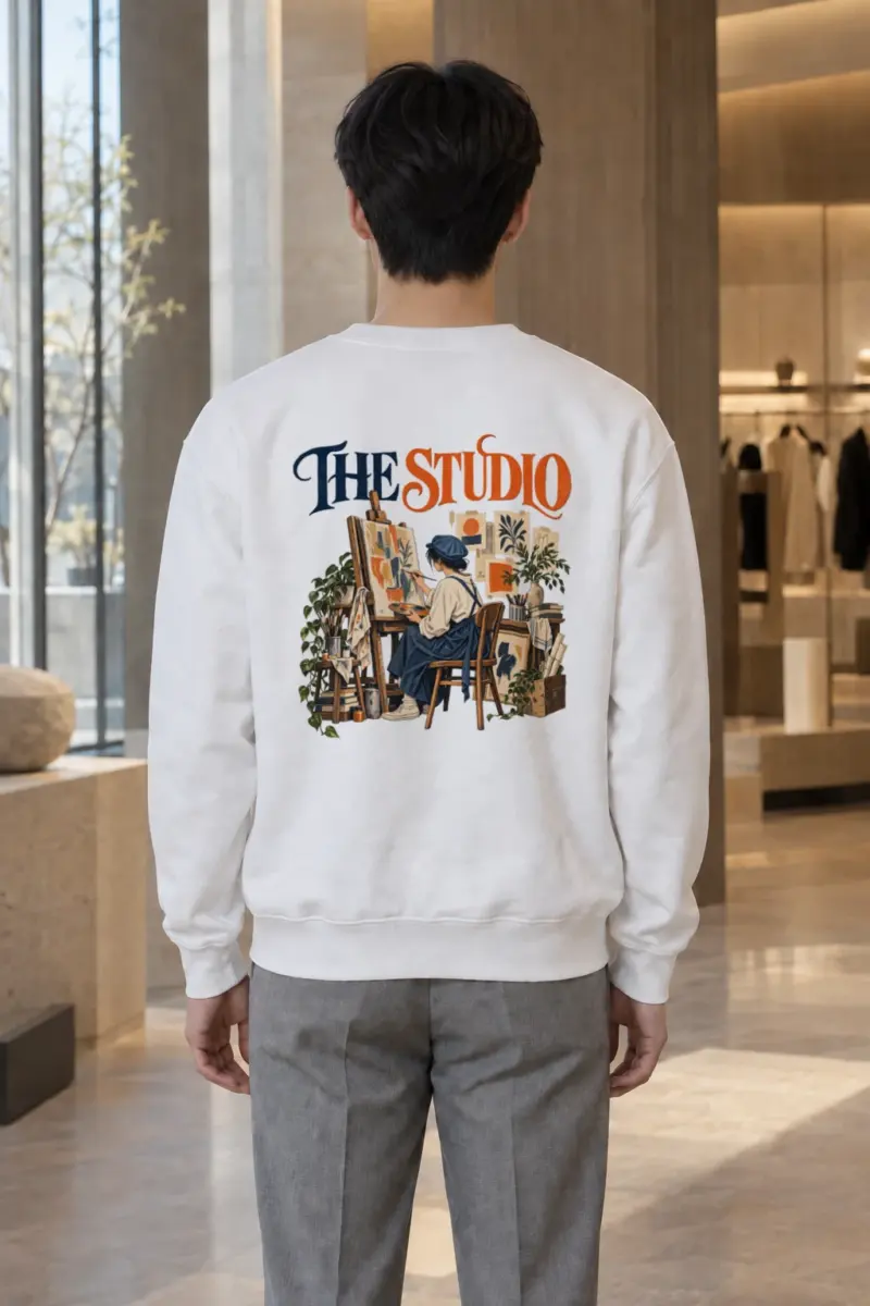 "The Studio" Heavy Blend Unisex Crewneck Sweatshirt | Gildan 18000