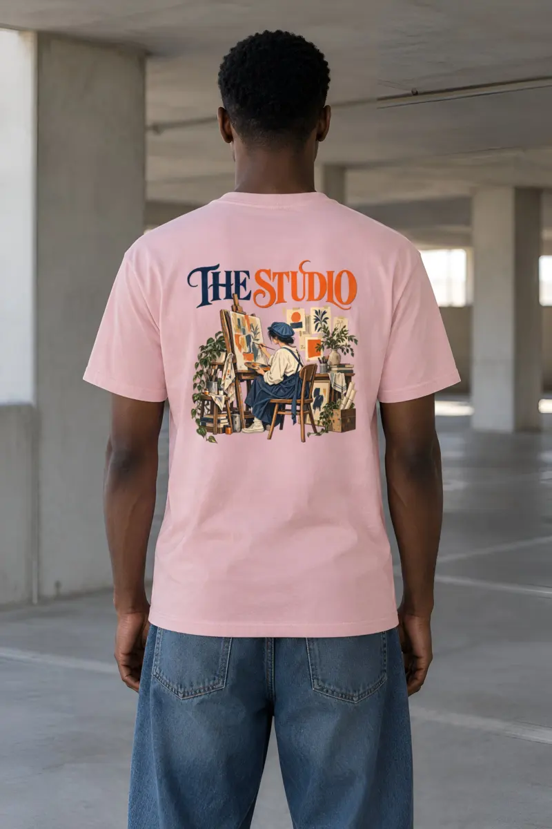 "The Studio" Heavyweight Unisex Crewneck T-shirt