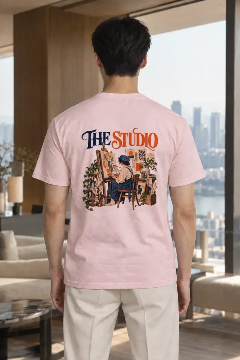 "The Studio" Heavyweight Unisex Crewneck T-shirt | Gildan 5000