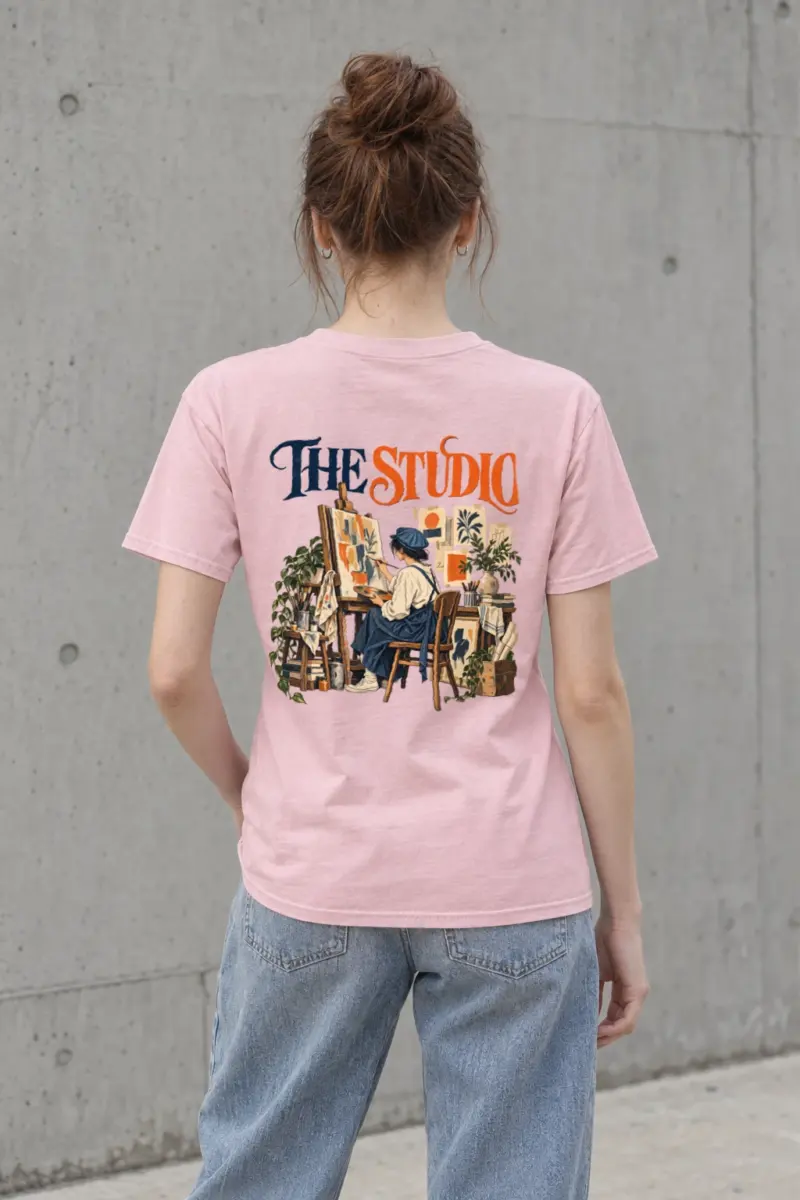 "The Studio" Heavyweight Unisex Crewneck T-shirt