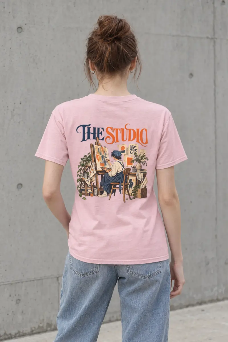 "The Studio" Heavyweight Unisex Crewneck T-shirt