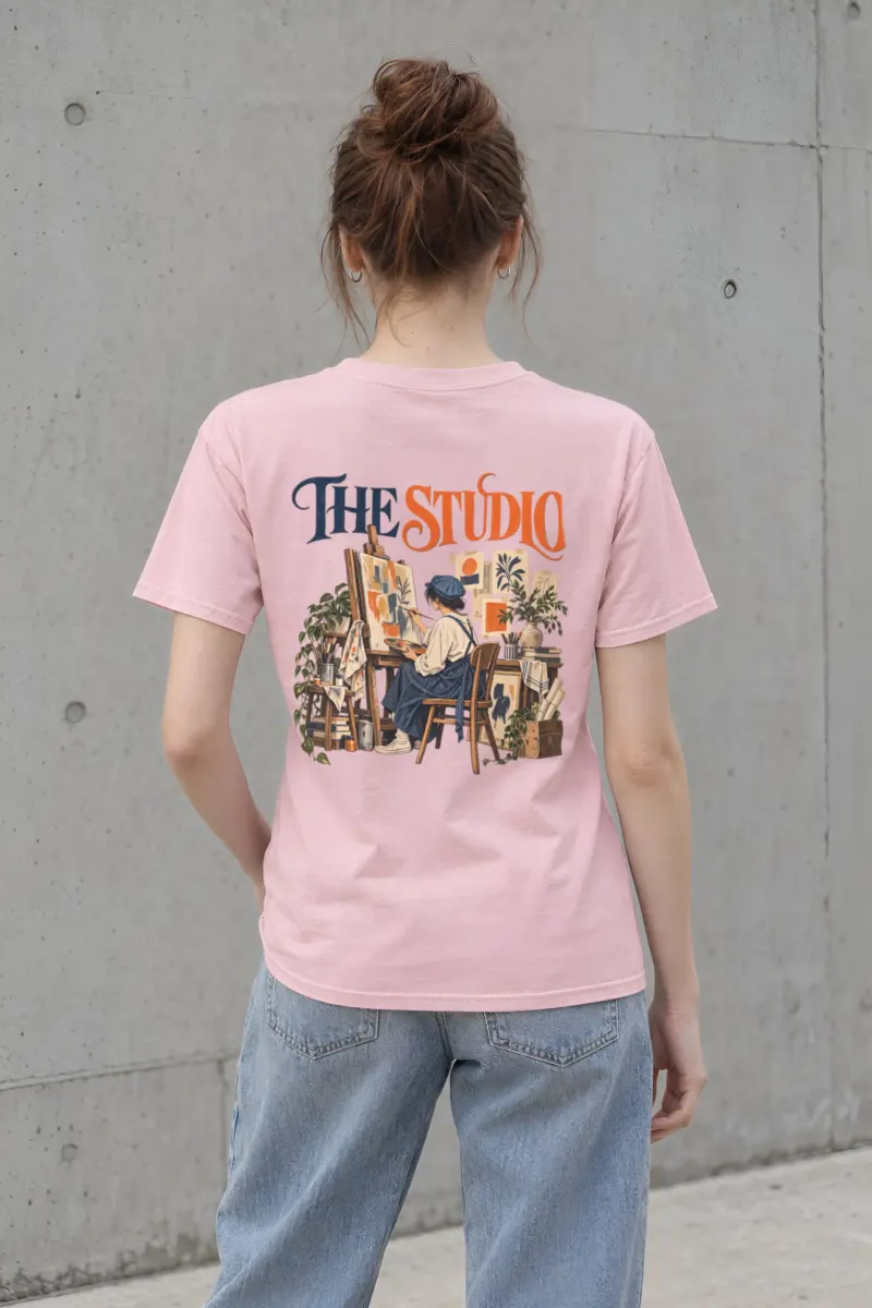 "The Studio" Heavyweight Unisex Crewneck T-shirt