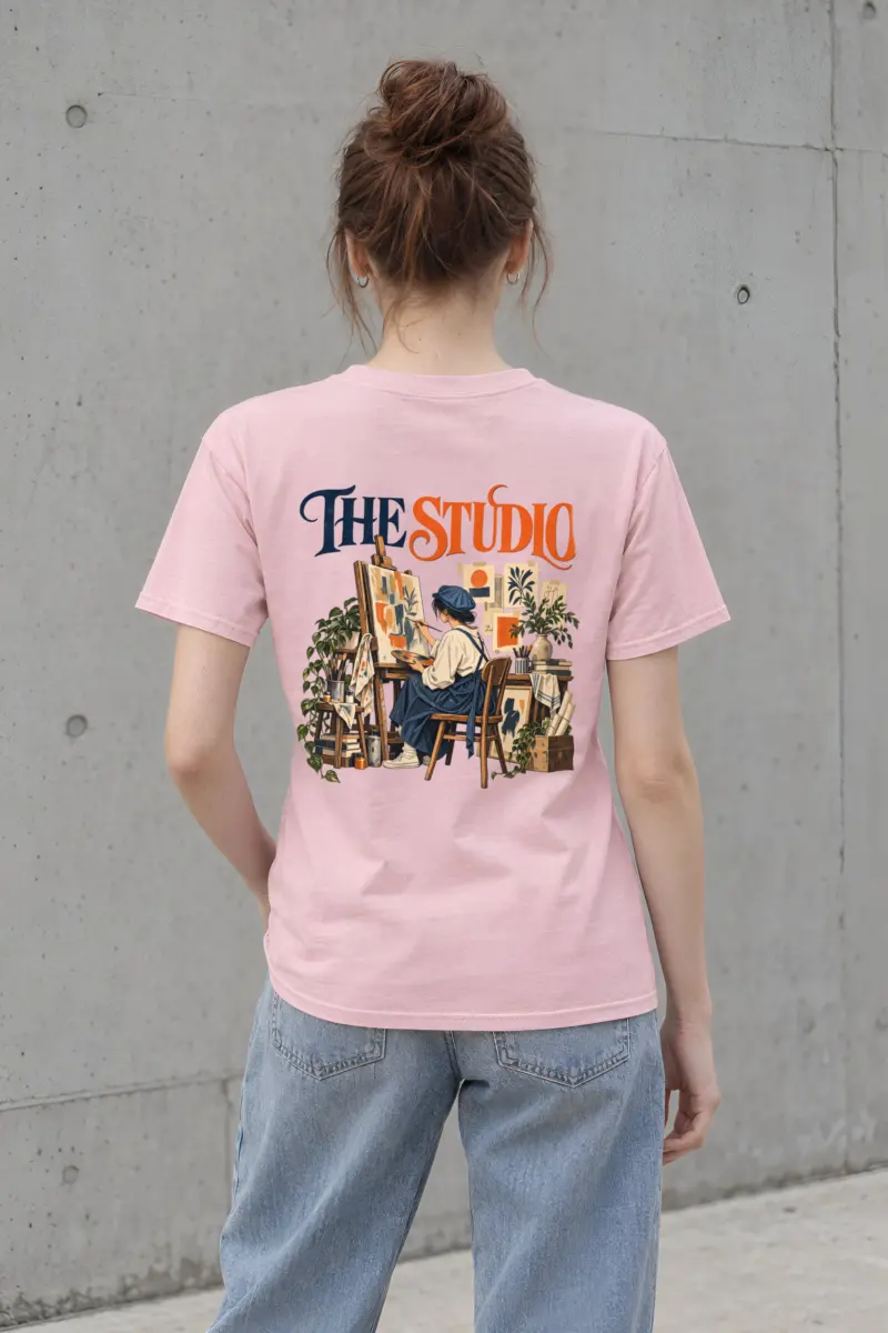 "The Studio" Heavyweight Unisex Crewneck T-shirt