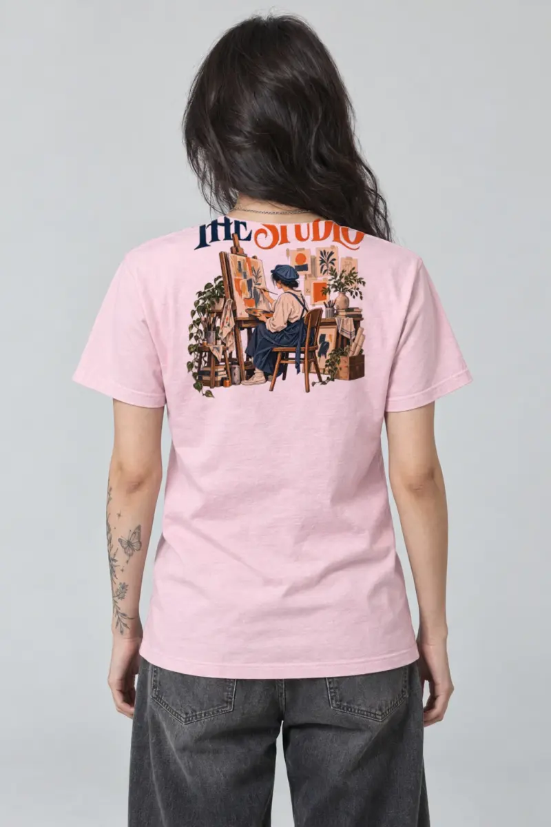 "The Studio" Heavyweight Unisex Crewneck T-shirt