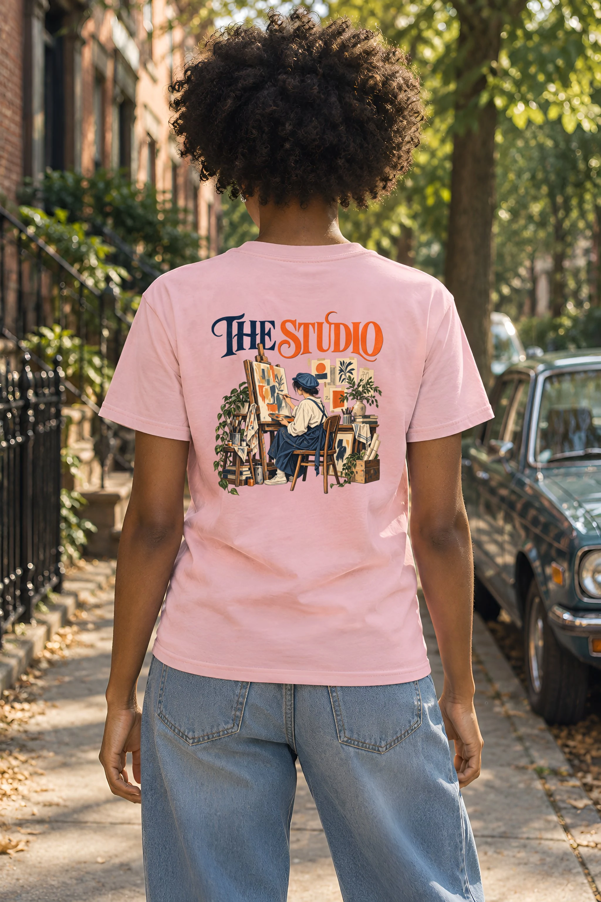 "The Studio" Heavyweight Unisex Crewneck T-shirt