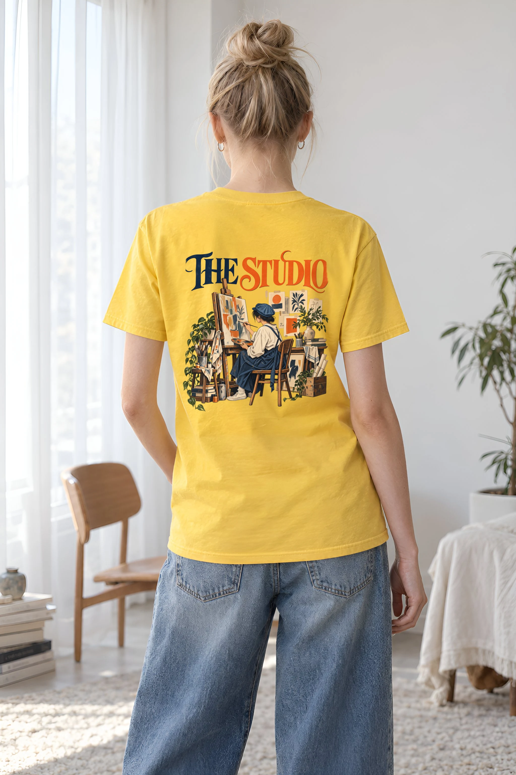 "The Studio" Heavyweight Unisex Crewneck T-shirt