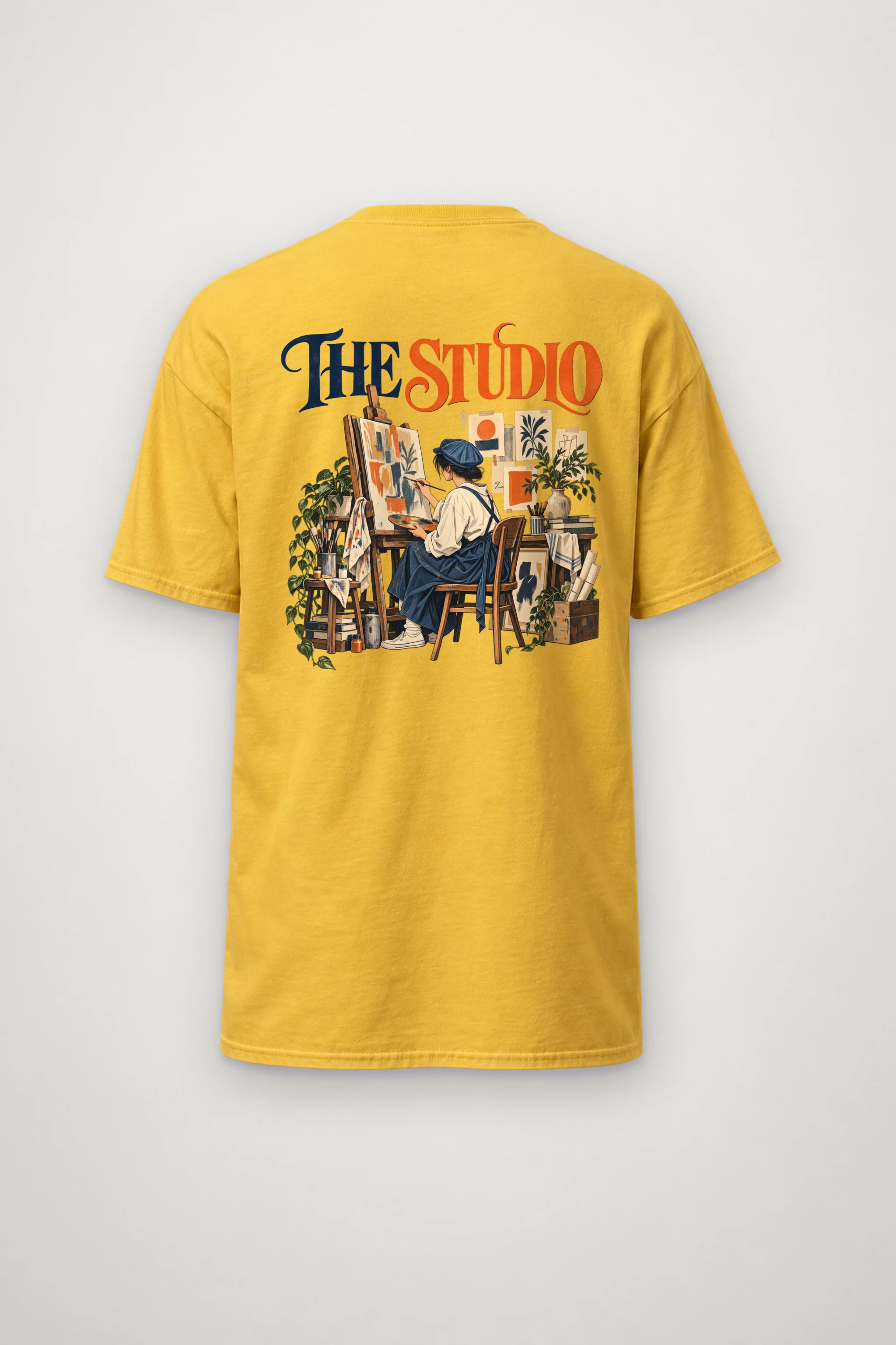 "The Studio" Heavyweight Unisex Crewneck T-shirt