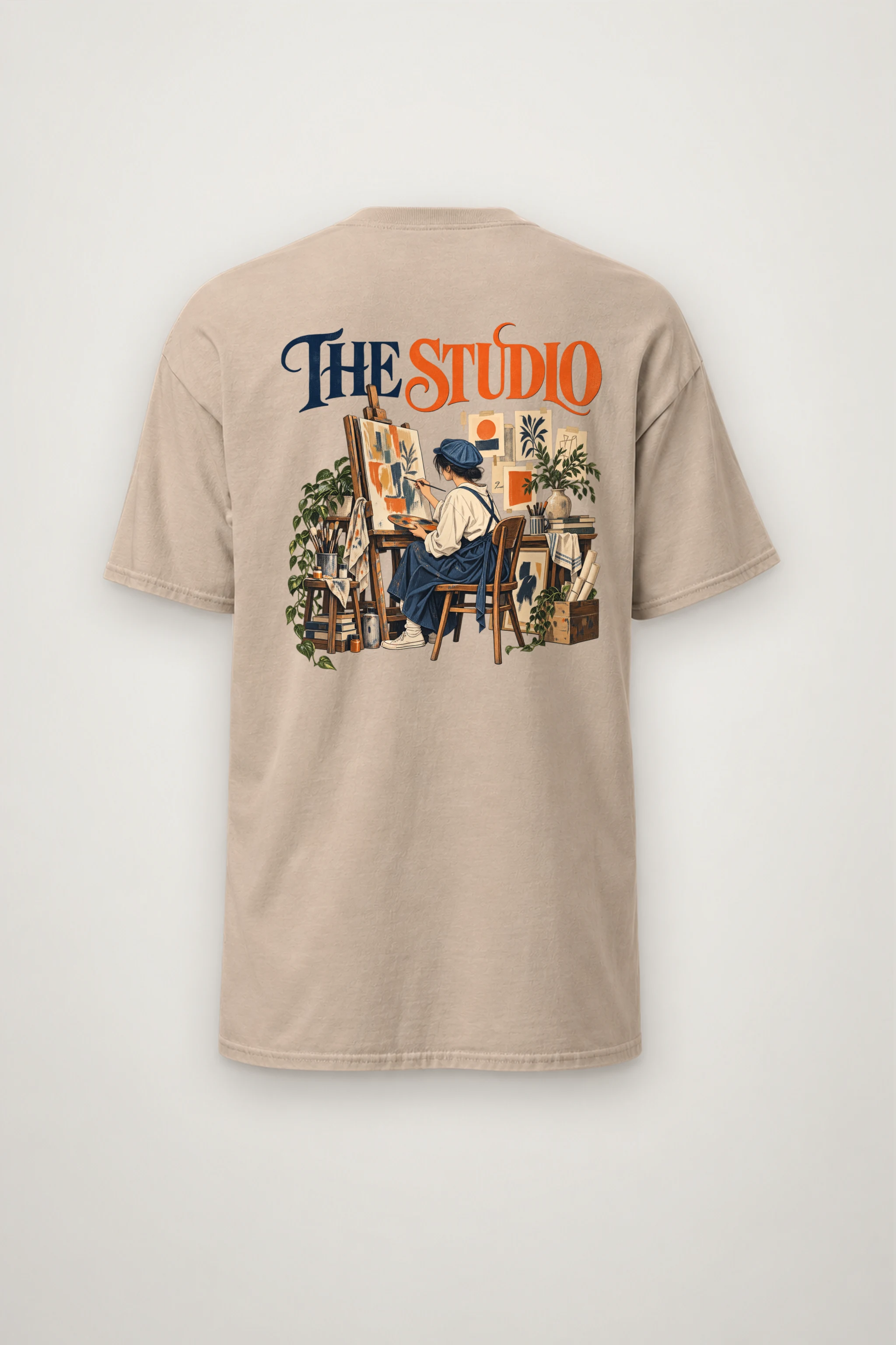 "The Studio" Heavyweight Unisex Crewneck T-shirt
