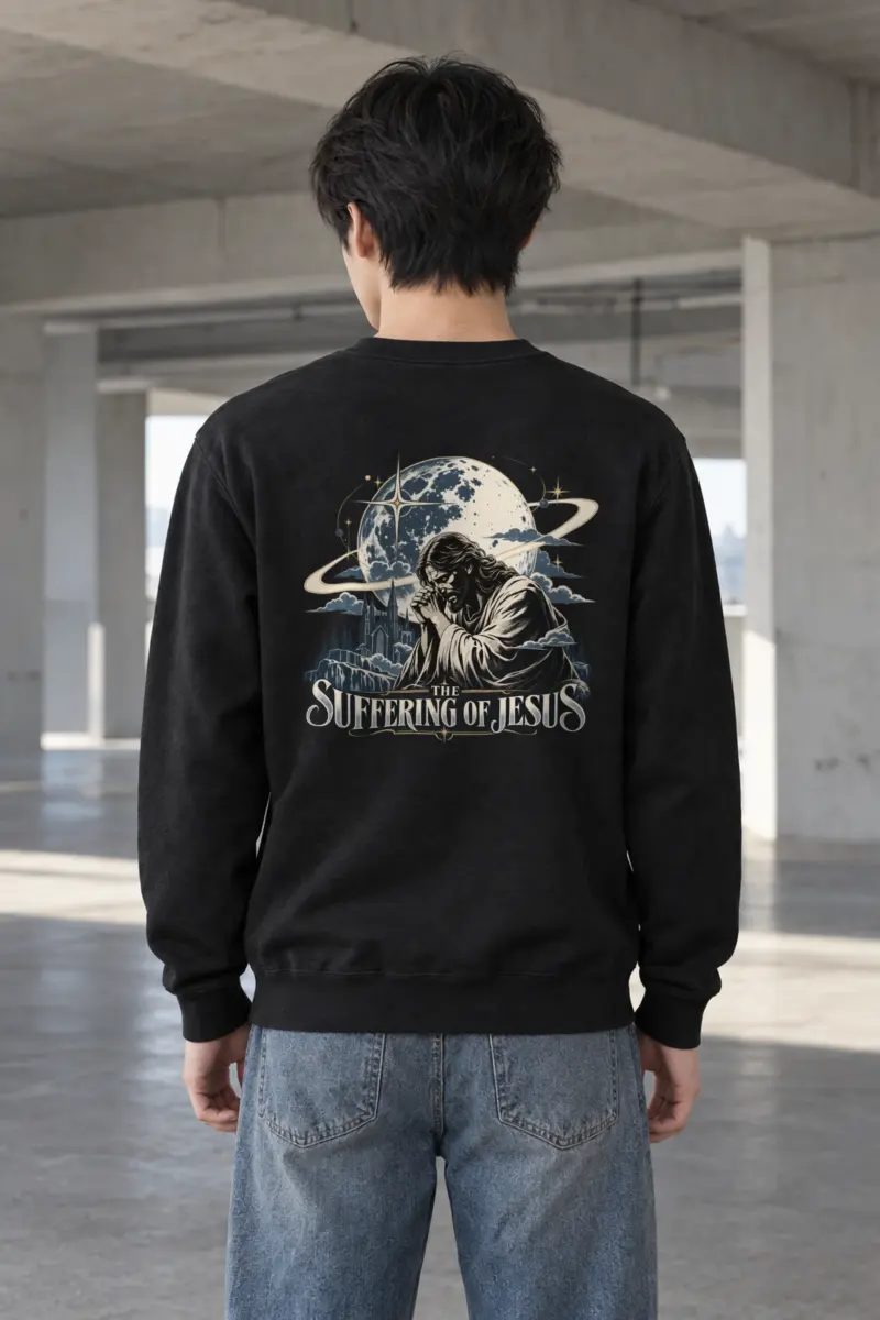 "The Suffering Of Jesus" Heavy Blend Unisex Crewneck Sweatshirt