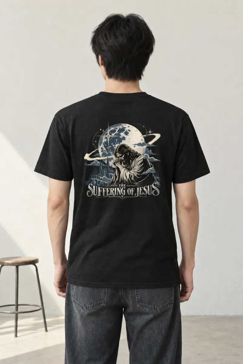 "The Suffering of Jesus" Heavyweight Unisex Crewneck T-shirt