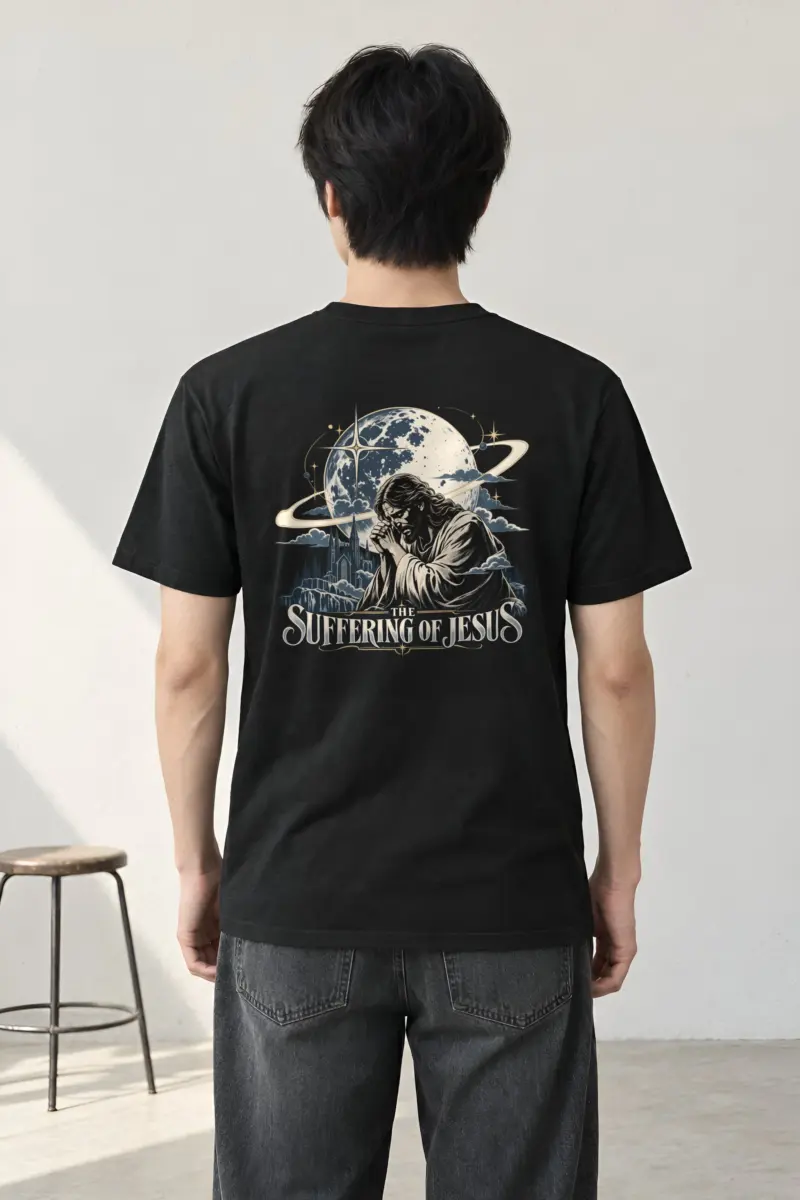 "The Suffering of Jesus" Heavyweight Unisex Crewneck T-shirt