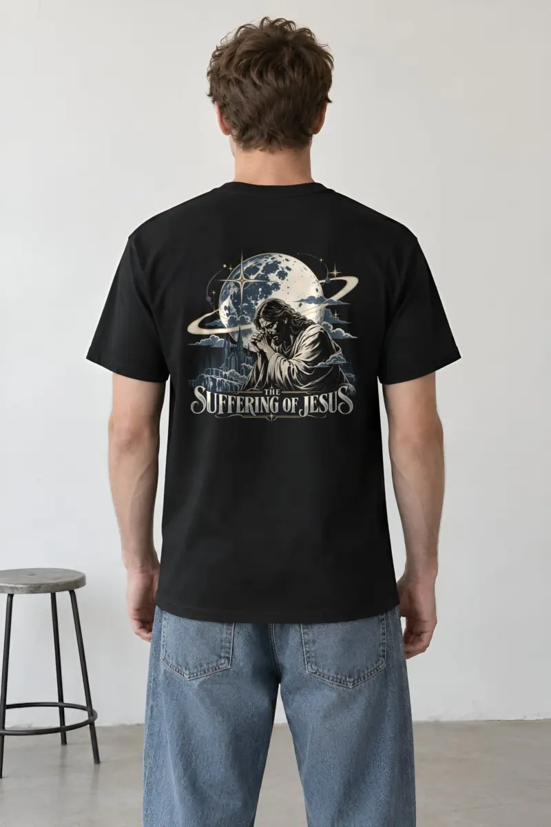 "The Suffering of Jesus" Heavyweight Unisex Crewneck T-shirt