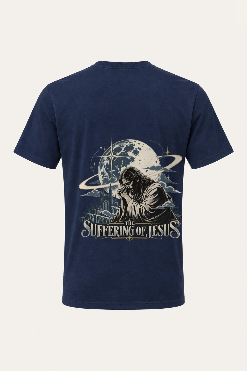 "The Suffering of Jesus" Heavyweight Unisex Crewneck T-shirt | Gildan 5000