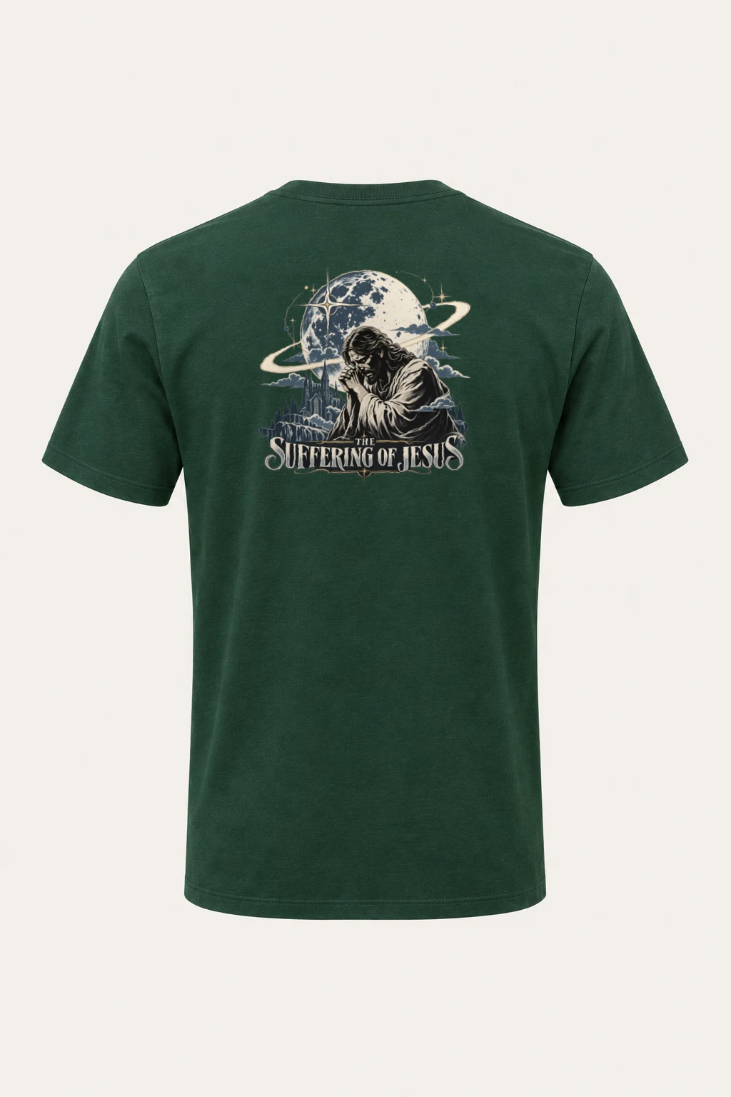 "The Suffering of Jesus" Heavyweight Unisex Crewneck T-shirt | Gildan 5000