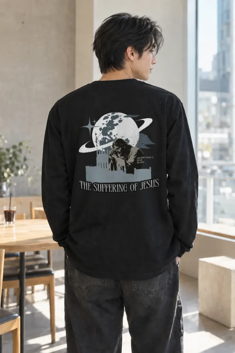 “The Suffering of Jesus” Unisex Longsleeve T-shirt | Gildan 2400
