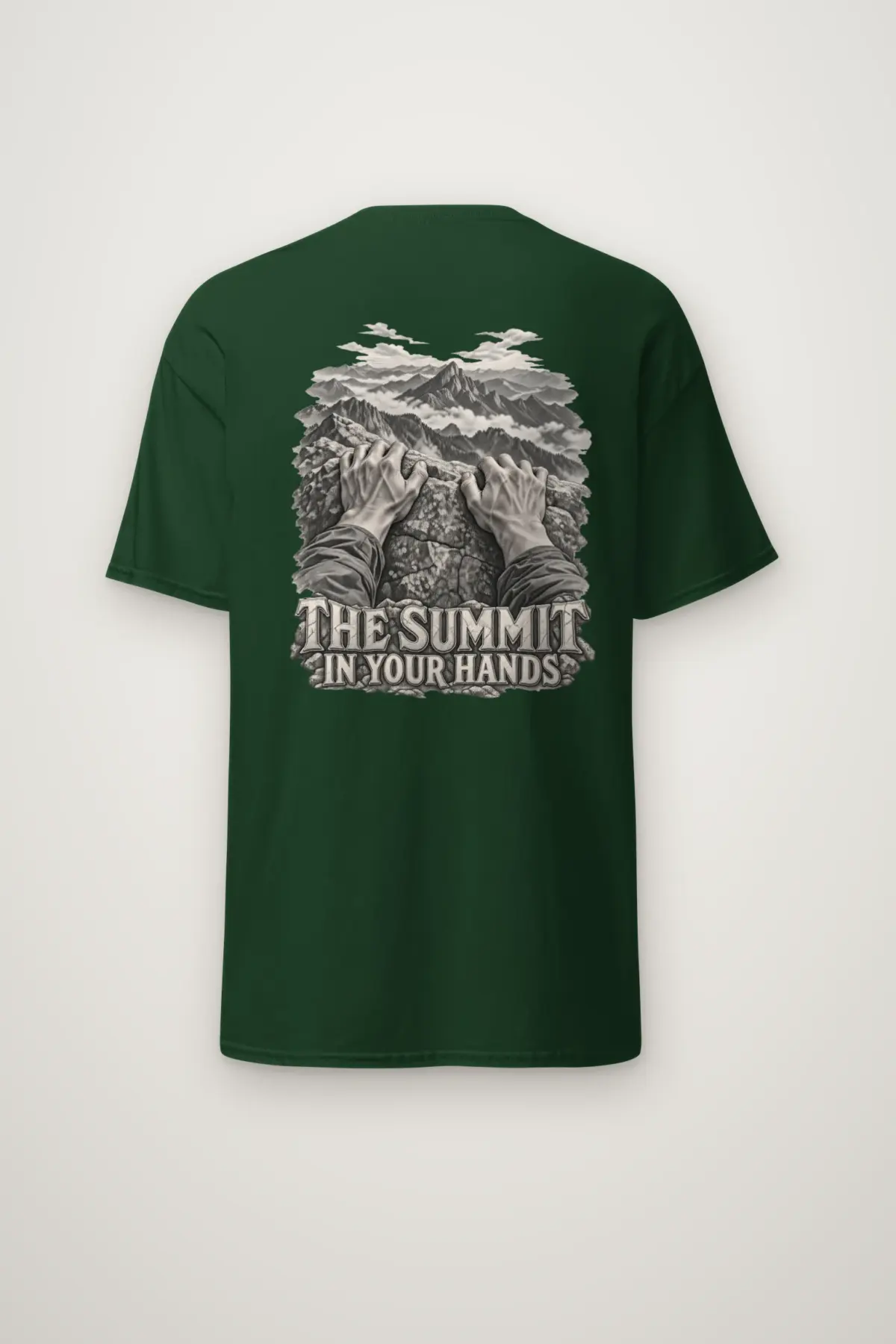 "The Summit In Your Hands" Heavyweight Unisex Crewneck T-shirt