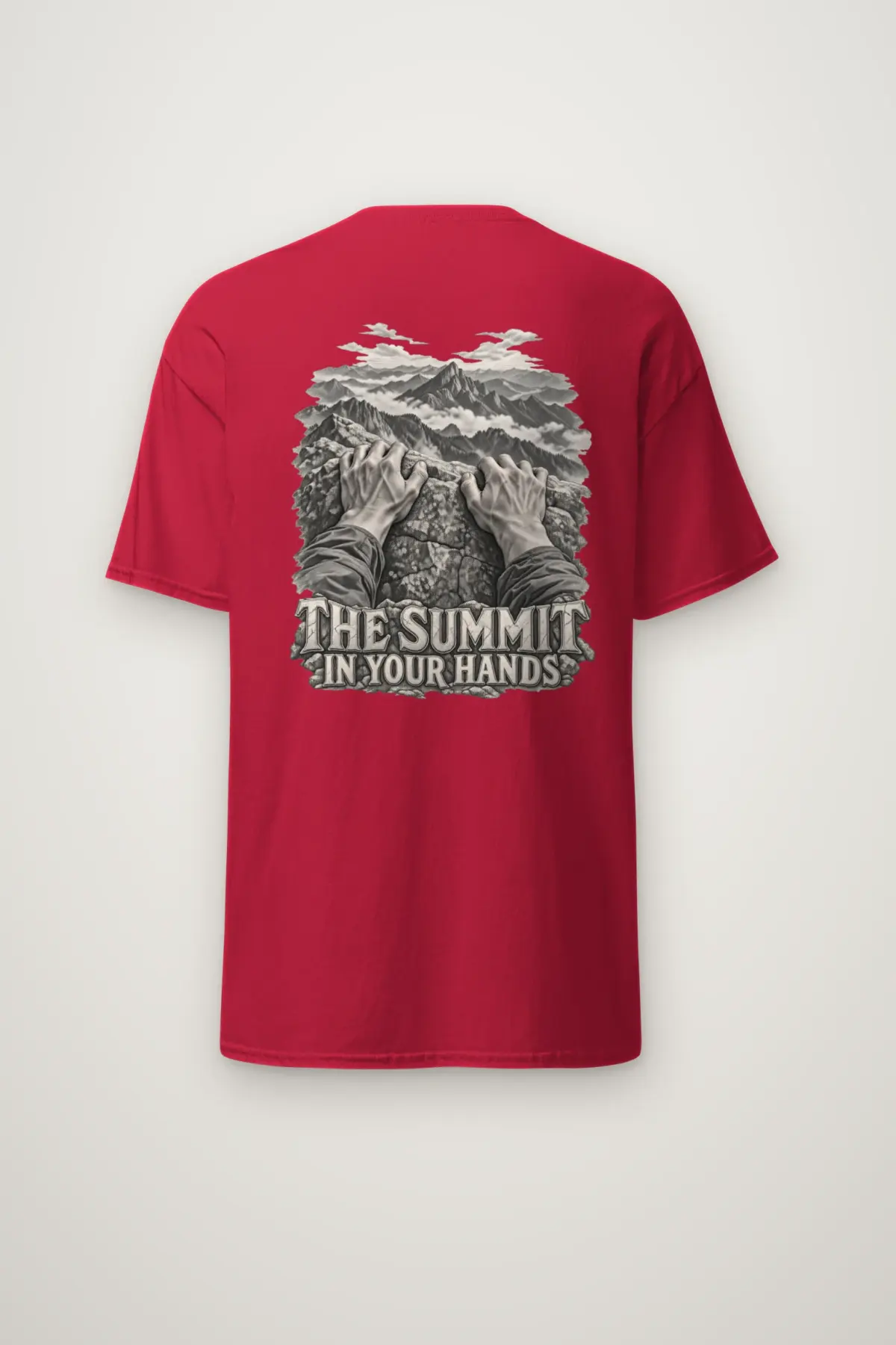 "The Summit In Your Hands" Heavyweight Unisex Crewneck T-shirt
