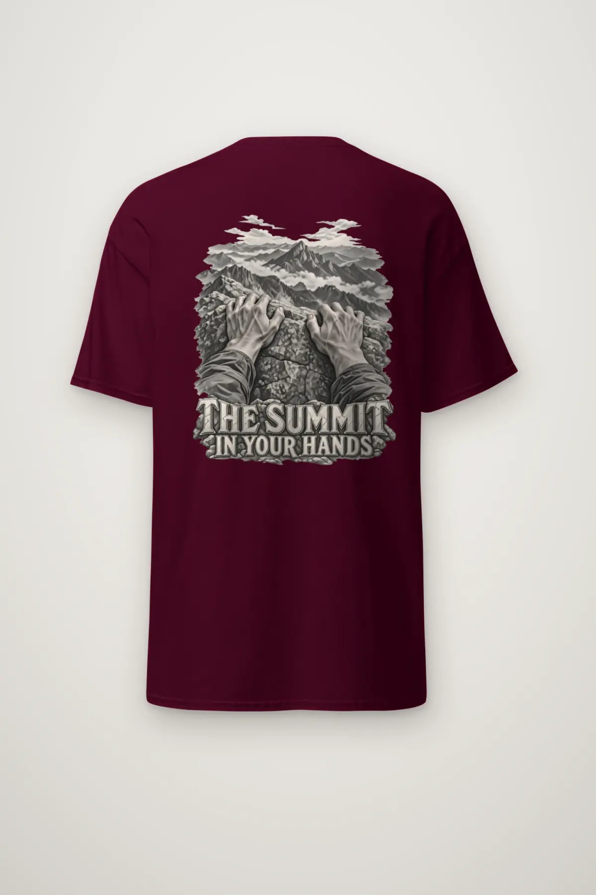 "The Summit In Your Hands" Heavyweight Unisex Crewneck T-shirt