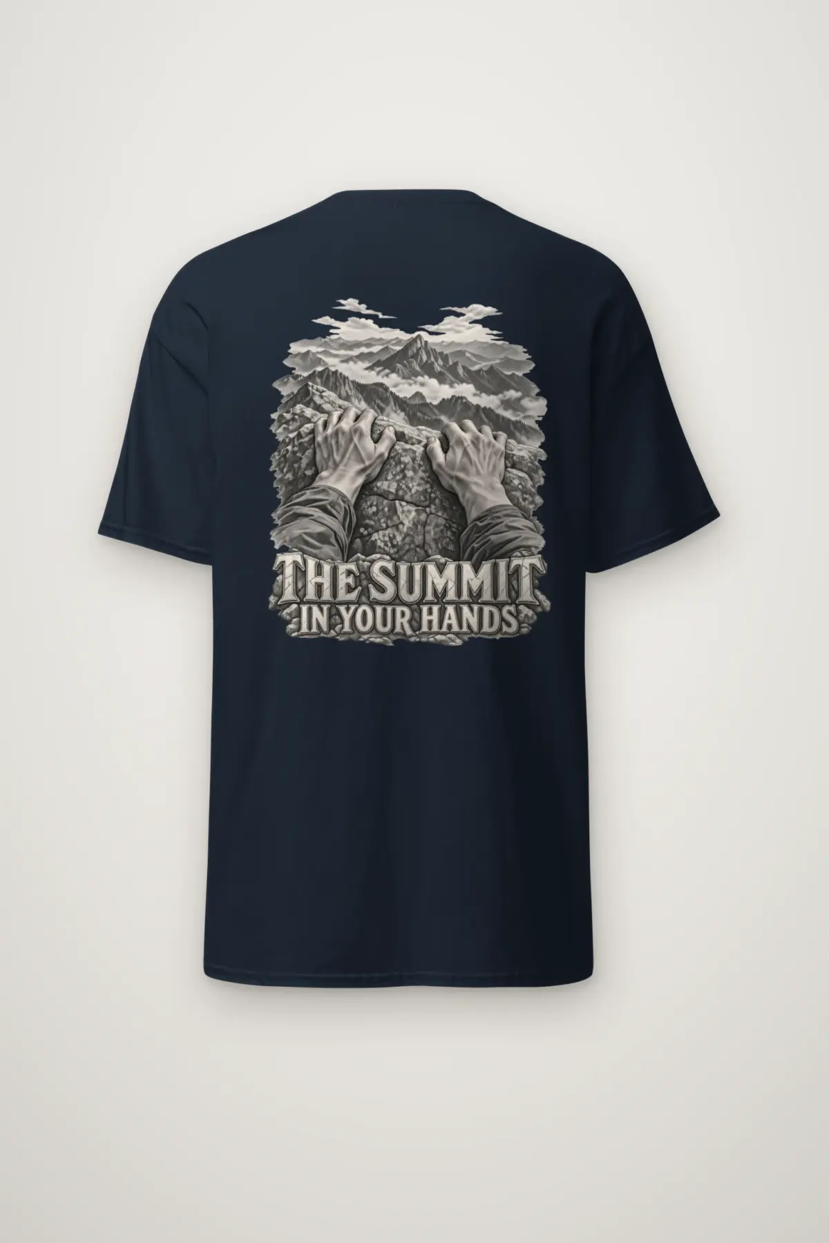 "The Summit In Your Hands" Heavyweight Unisex Crewneck T-shirt