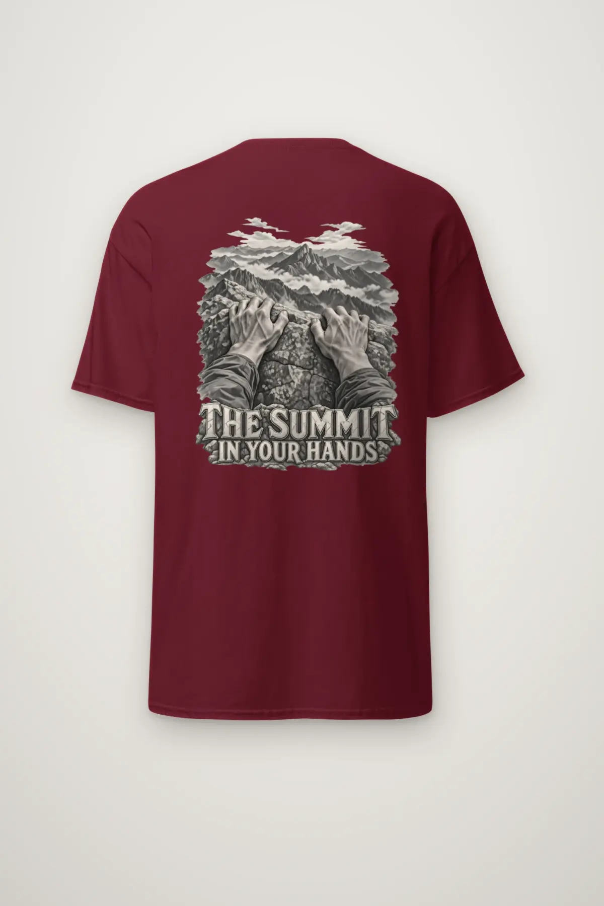 "The Summit In Your Hands" Heavyweight Unisex Crewneck T-shirt
