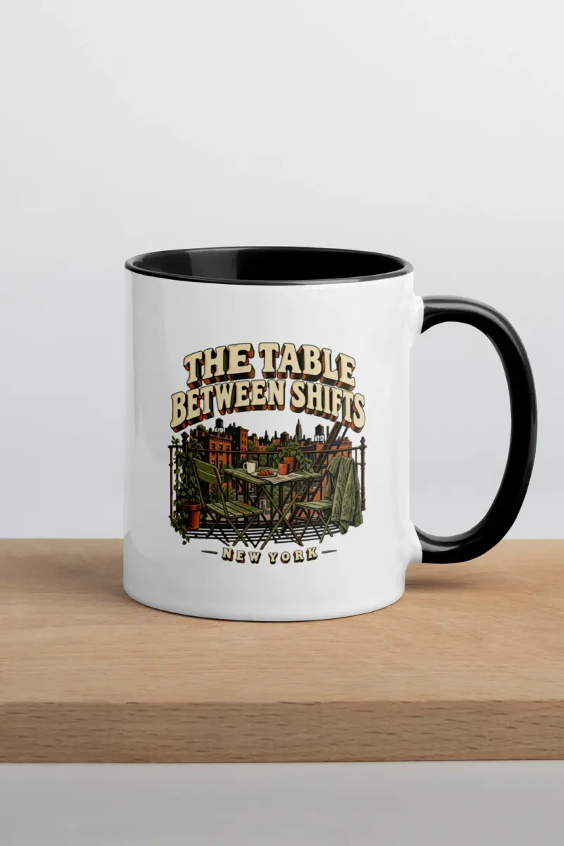 "The Table Between Shifts" 11oz Ceramic Mug