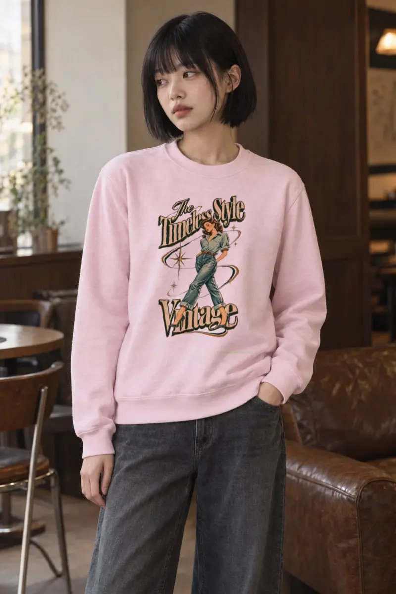 "The Timeless Style" Heavy Blend Unisex Crewneck Sweatshirt