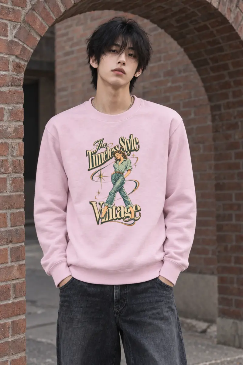 "The Timeless Style" Heavy Blend Unisex Crewneck Sweatshirt