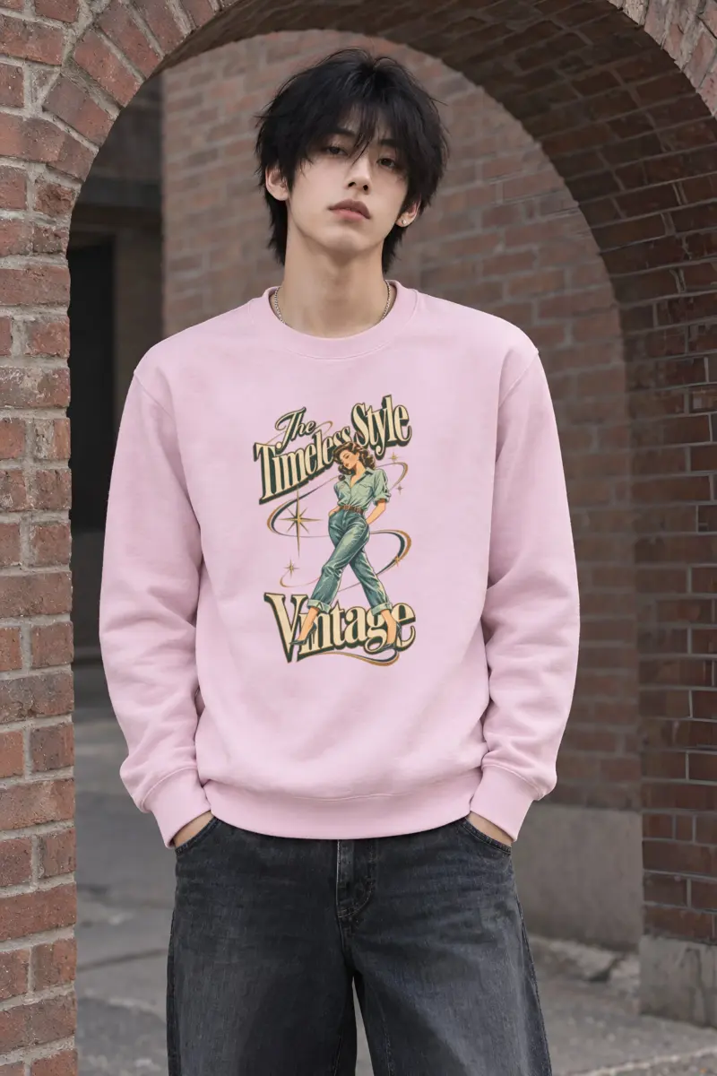 "The Timeless Style" Heavy Blend Unisex Crewneck Sweatshirt