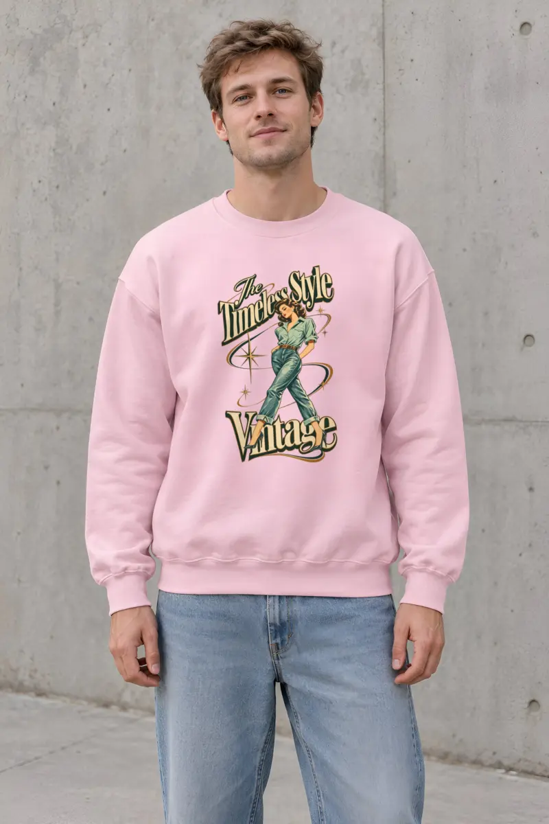 "The Timeless Style" Heavy Blend Unisex Crewneck Sweatshirt