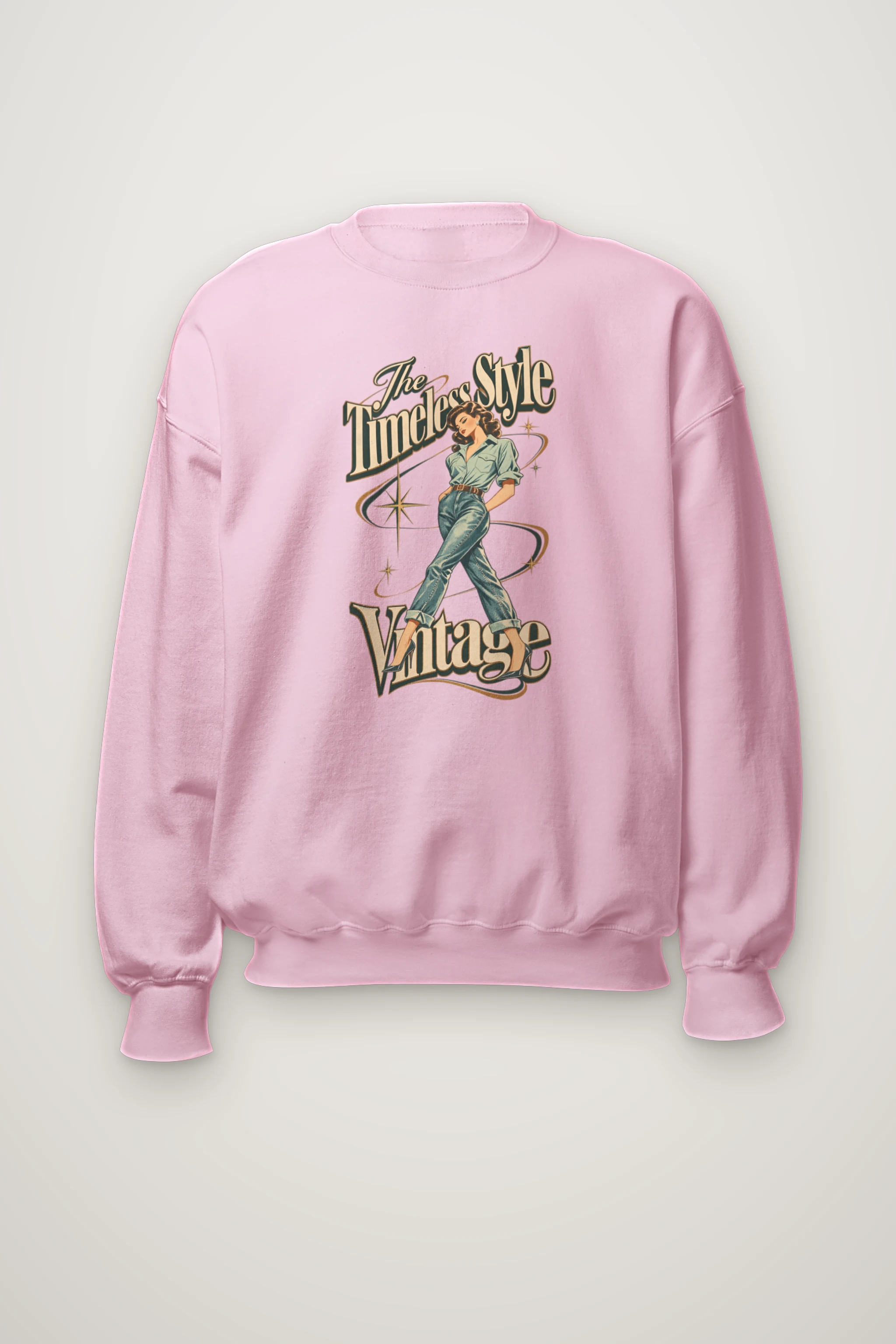 "The Timeless Style" Heavy Blend Unisex Crewneck Sweatshirt