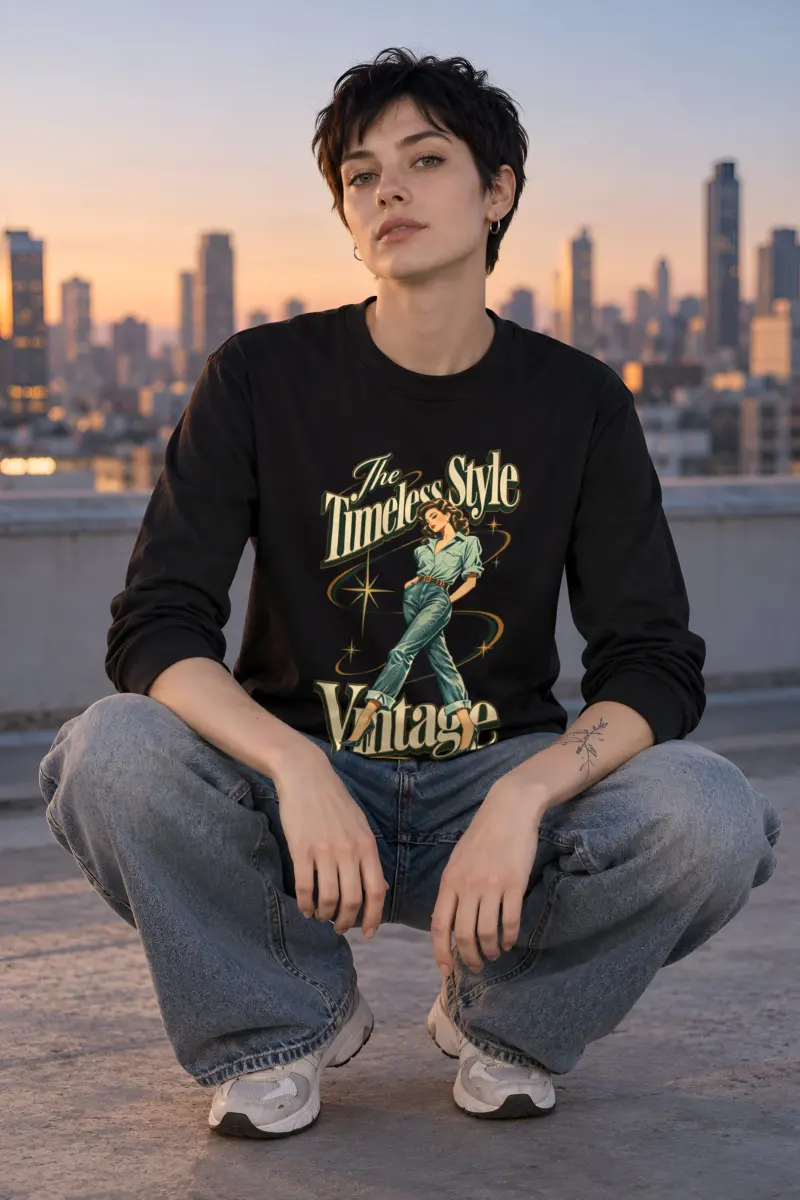 "The Timeless Style" Unisex Longsleeve T-shirt