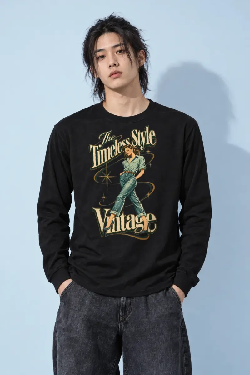 "The Timeless Style" Unisex Longsleeve T-shirt