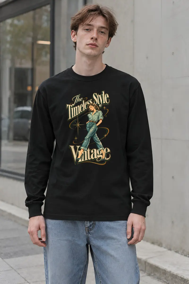 "The Timeless Style" Unisex Longsleeve T-shirt